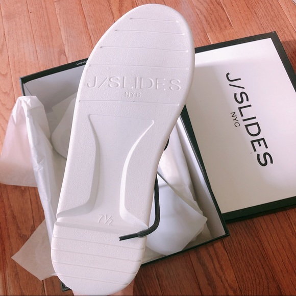 J/SLIDES JILLY Grey Knit Sneaker - Picture 8 of 8